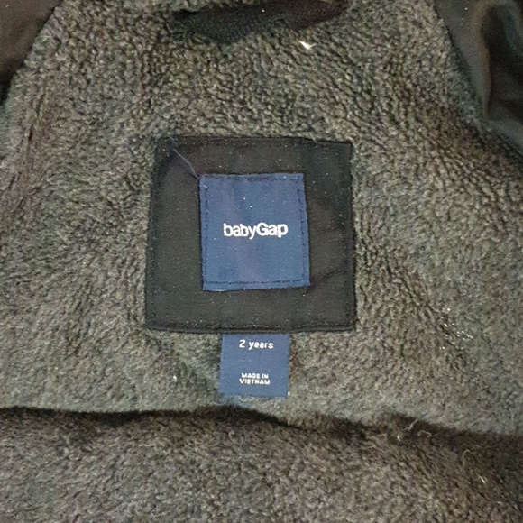 BabyGAP winter down/feathers puffer with fleece lining - Picture 4 of 5